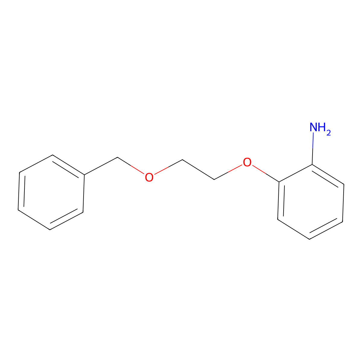 2-[2-(Benzyloxy)ethoxy]aniline molecular structure, CAS 1099686-29-9