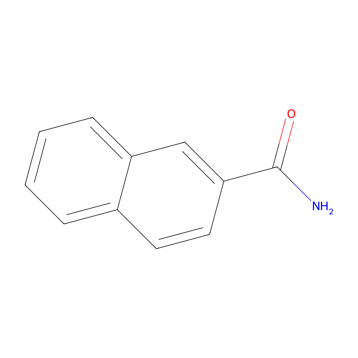 2-Naphthalenecarboxamide molecular structure, CAS 109978-88-3