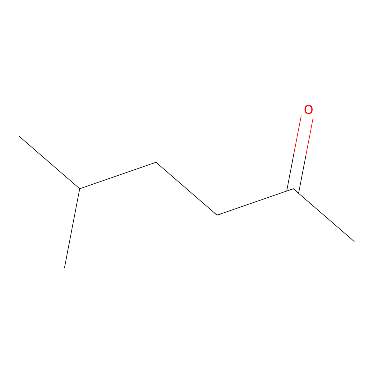 5-Methyl-2-hexanone molecular structure, CAS 110-12-3