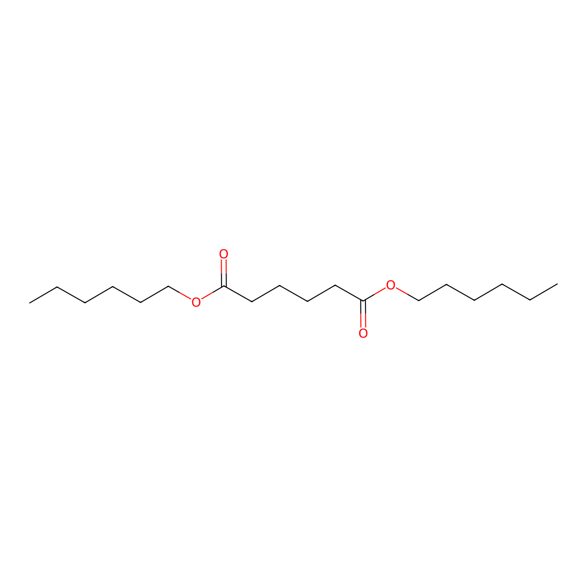 Dihexyl Adipate molecular structure, CAS 110-33-8