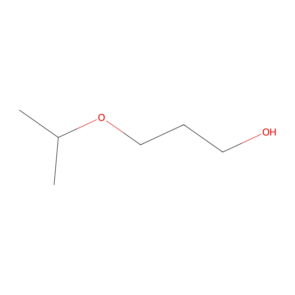 3-Isopropoxy-1-propanol molecular structure, CAS 110-48-5