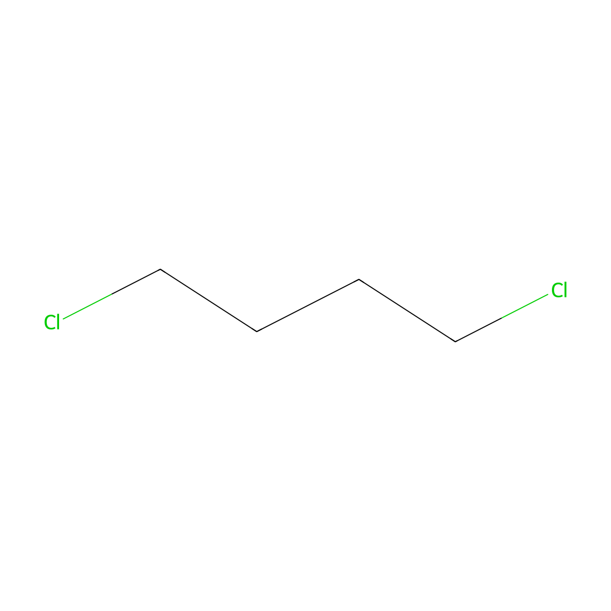 1,4-Dichlorobutane molecular structure, CAS 110-56-5