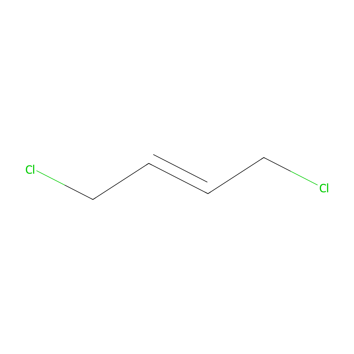 1,4-Dichloro-2-butene, (2E)- molecular structure, CAS 110-57-6