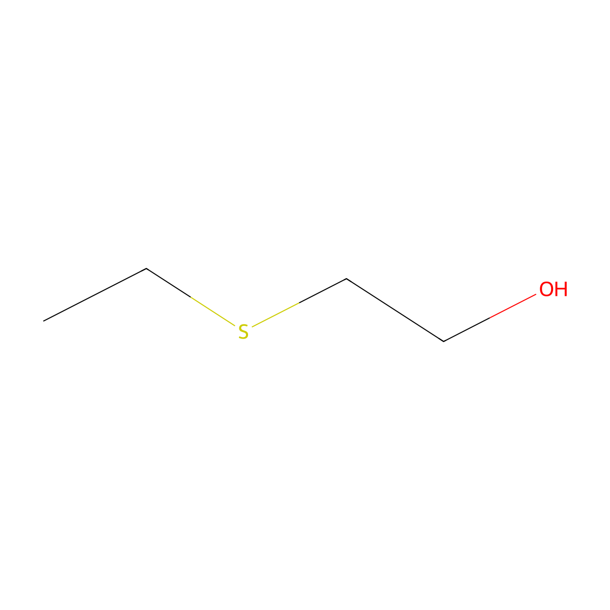 2-(Ethylthio)ethanol molecular structure, CAS 110-77-0