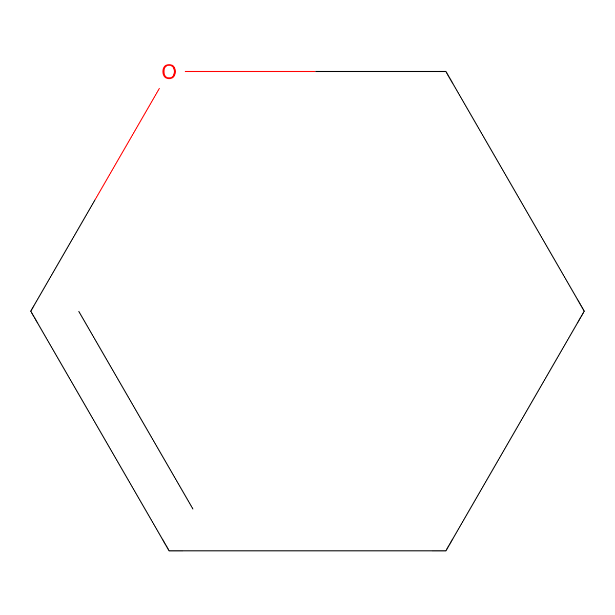 3,4-dihydro-2H-pyran molecular structure, CAS 110-87-2