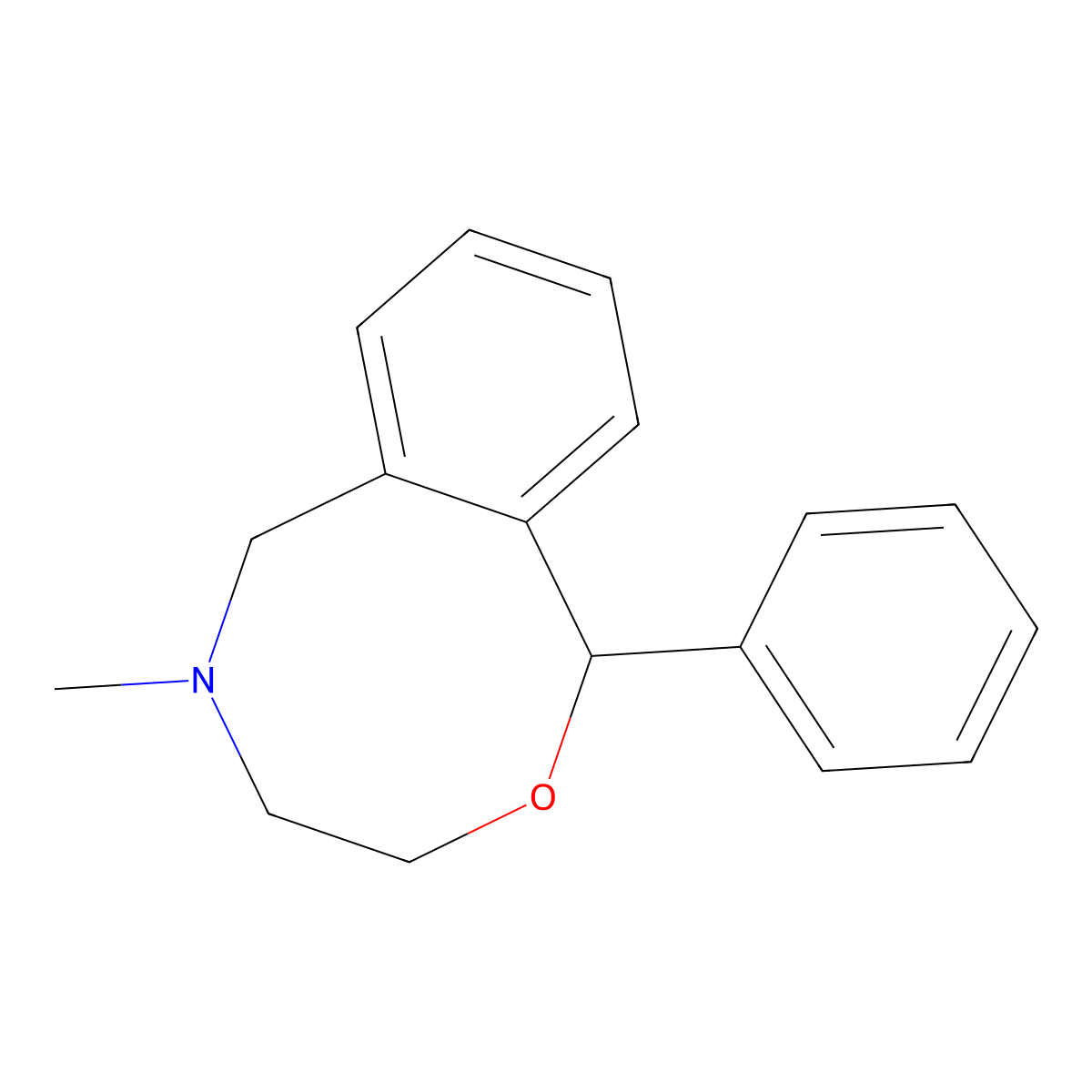 (+)-Nefopam molecular structure, CAS 110011-82-0