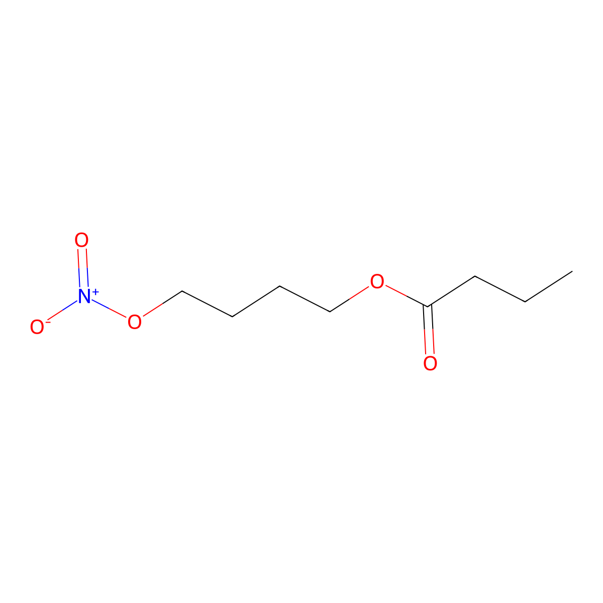 4-(Nitrooxy)butyl butanoate molecular structure, CAS 1100273-14-0