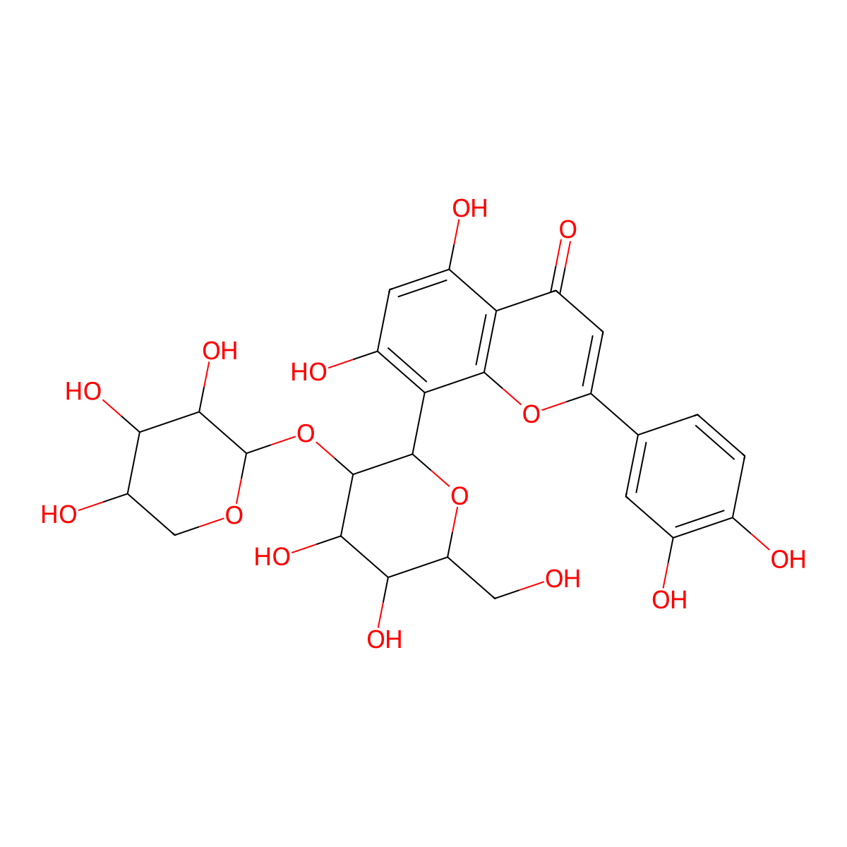 Adonivernith molecular structure, CAS 11003-05-7