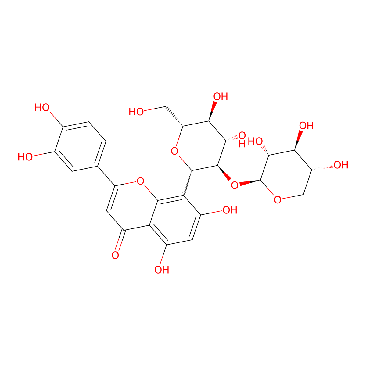 Adonivernith molecular structure, CAS 11003-05-7