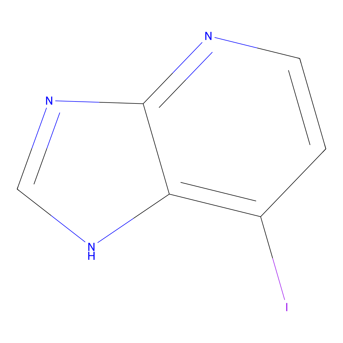 7-Iodo-3H-imidazo[4,5-b]pyridine molecular structure, CAS 1100318-98-6