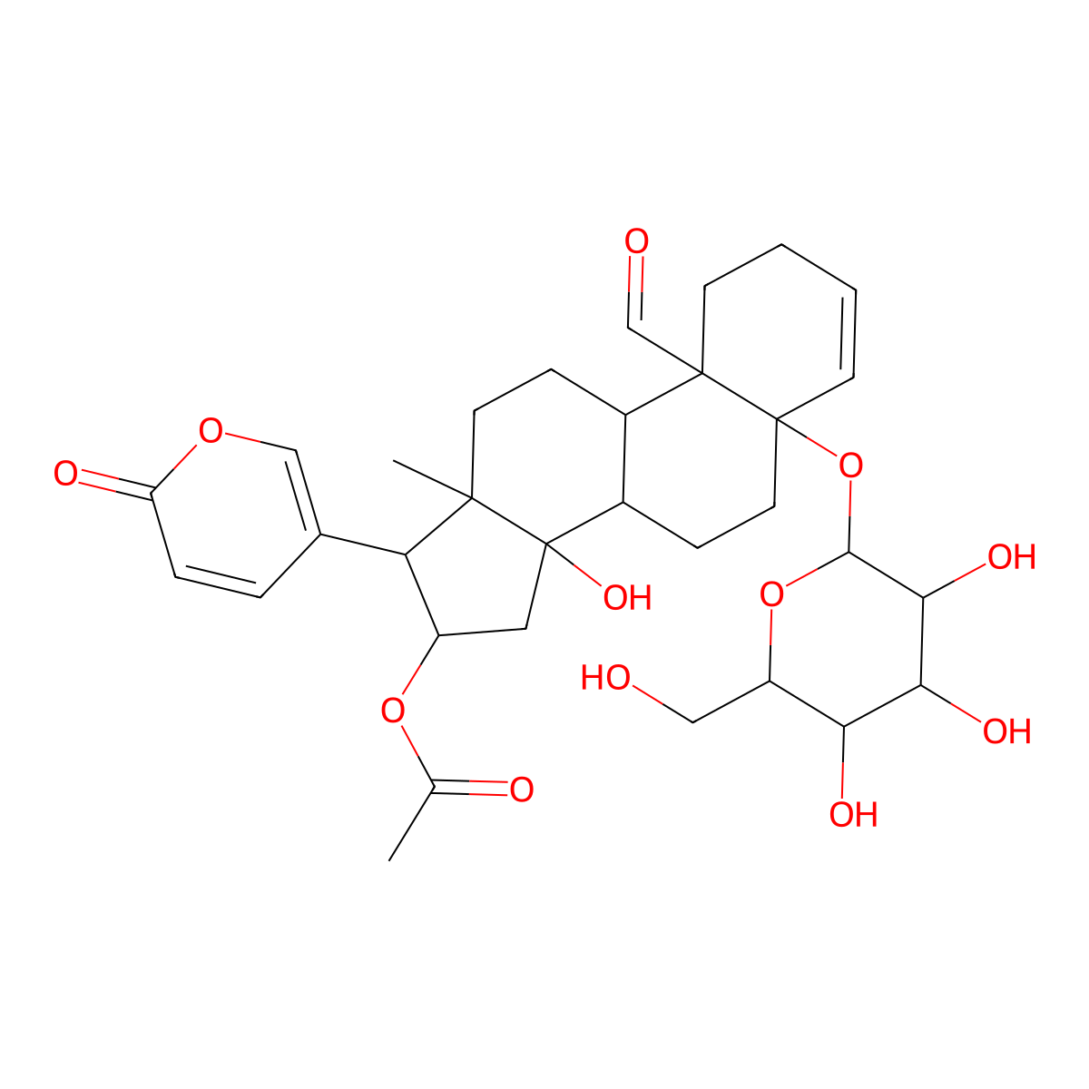 Scillicyanoside molecular structure, CAS 11005-49-5