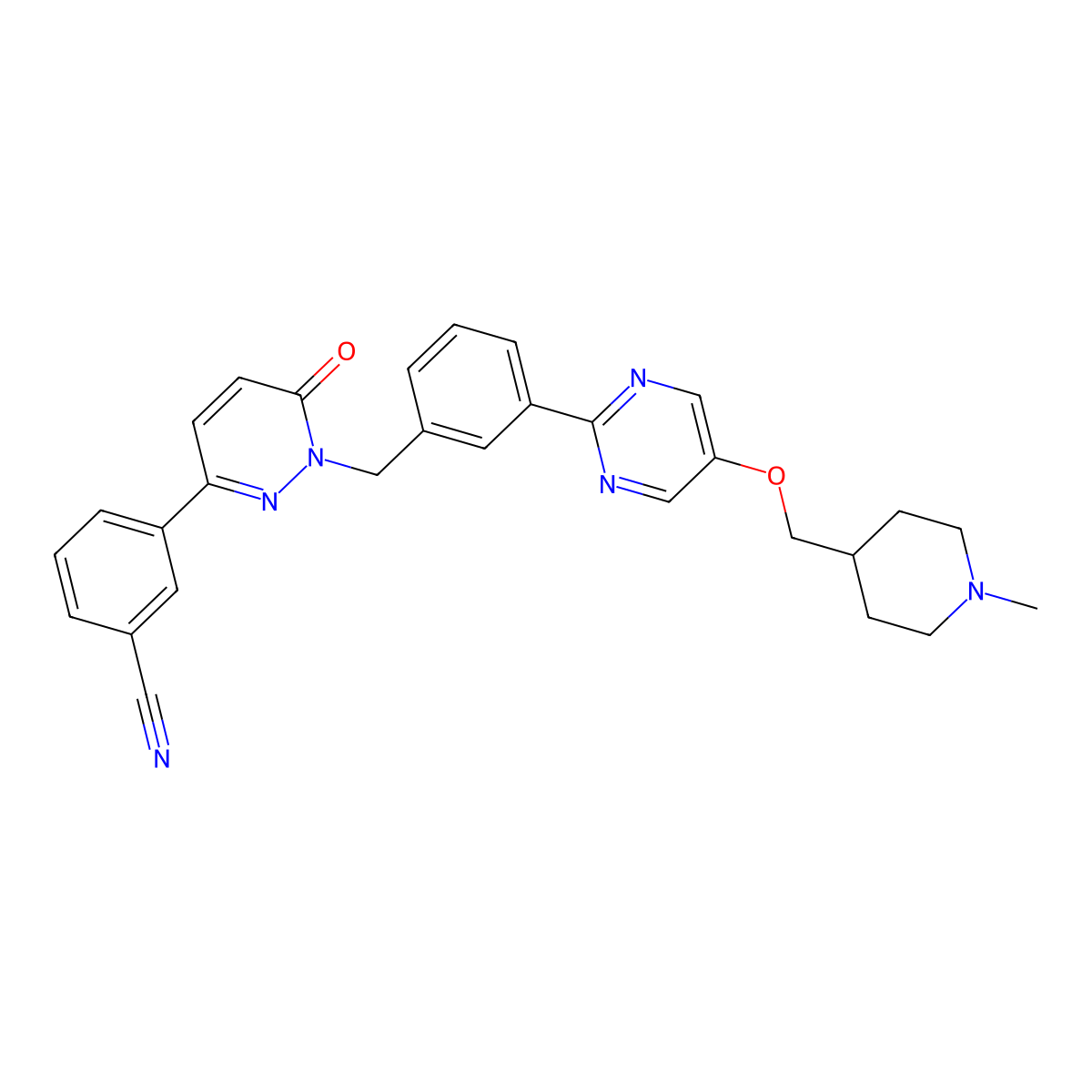 Tepotinib molecular structure, CAS 1100598-32-0