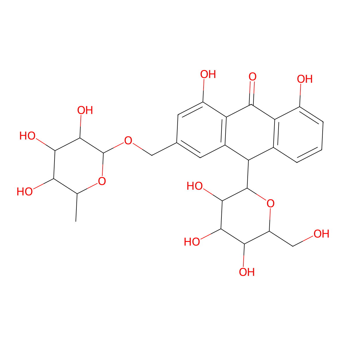 Aloinoside B molecular structure, CAS 11006-91-0