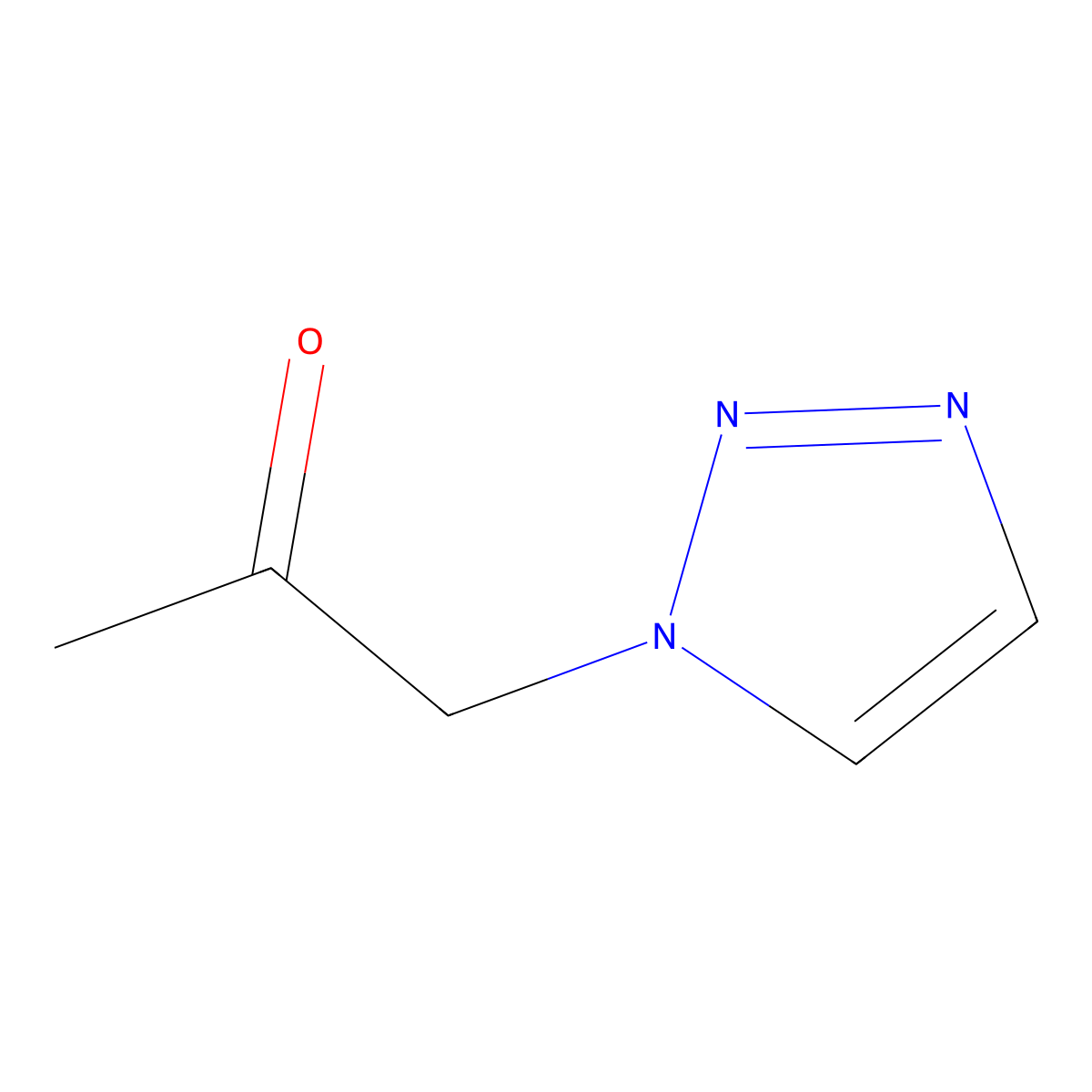 1-(1H-1,2,3-Triazol-1-YL)propan-2-one molecular structure, CAS 1100723-51-0