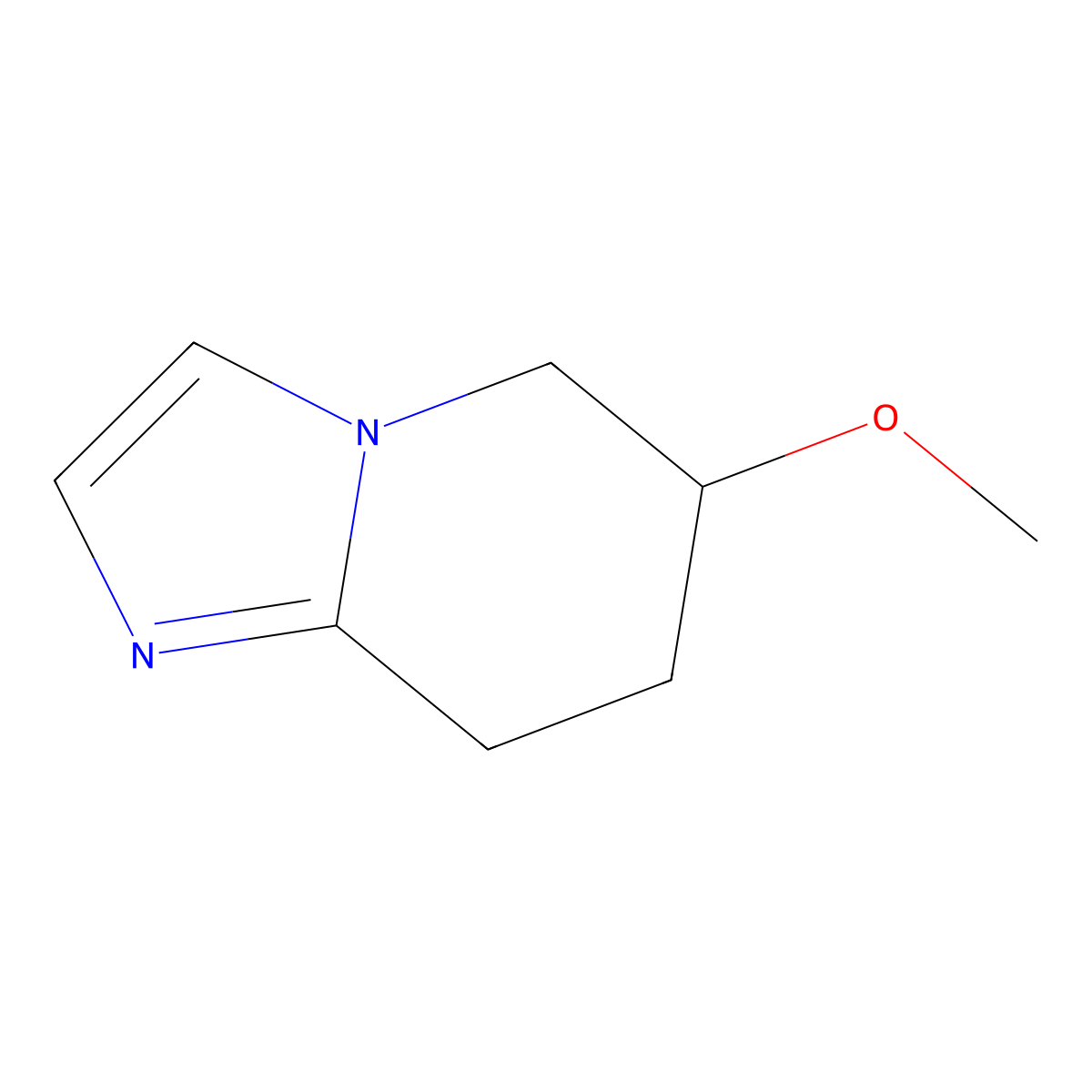 6-Methoxy-5,6,7,8-tetrahydroimidazo[1,2-a]pyridine molecular structure, CAS 1100750-13-7
