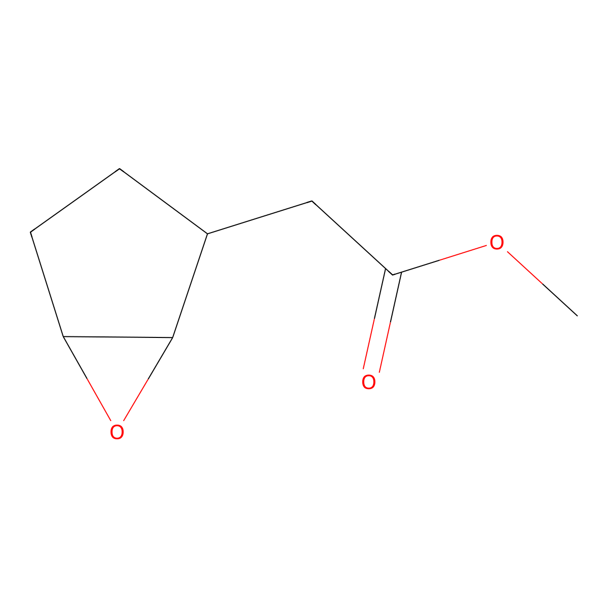 methyl 2-{6-oxabicyclo[3.1.0]hexan-2-yl}acetate, Mixture of diastereomers molecular structure, CAS 1100849-15-7