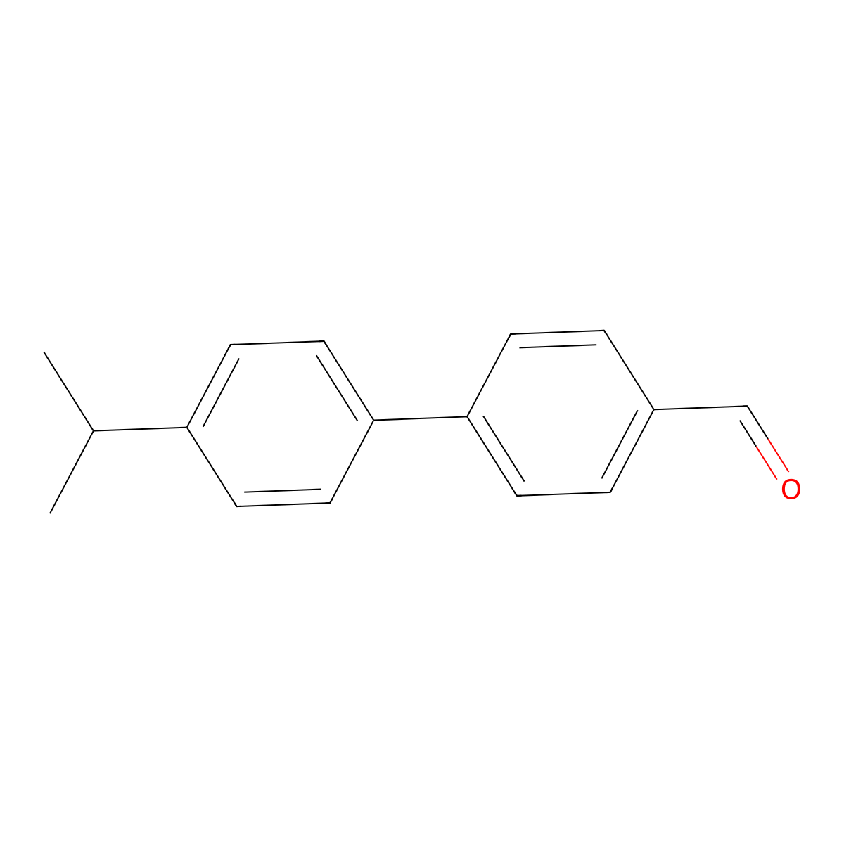 4'-Isopropyl-[1,1'-biphenyl]-4-carbaldehyde molecular structure, CAS 1100979-25-6