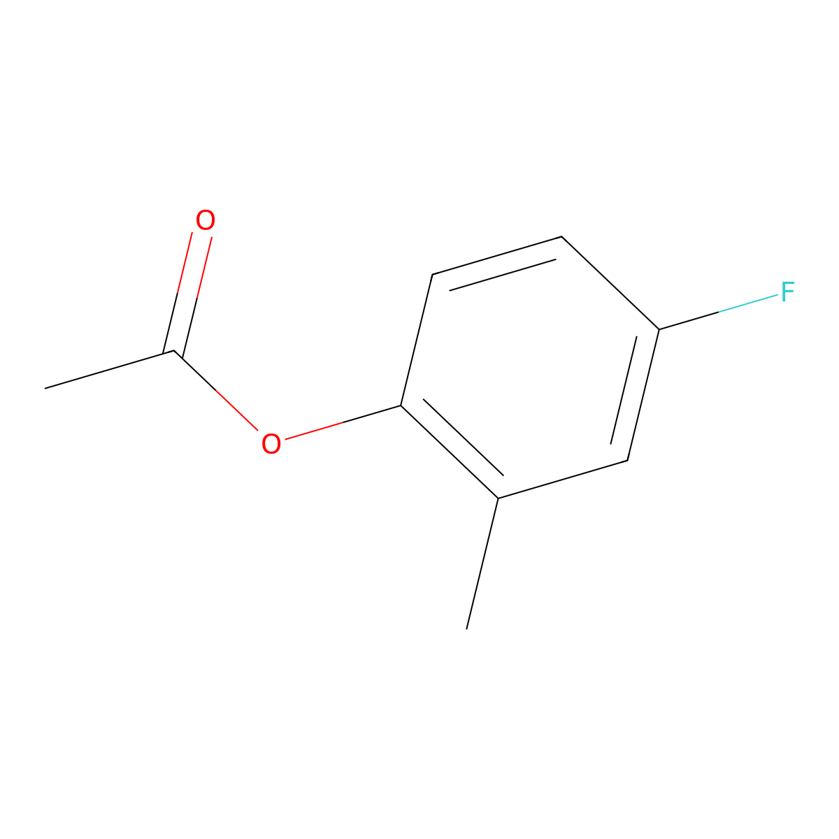 2-Acetoxy-5-fluoro-toluene molecular structure, CAS 1101061-73-7
