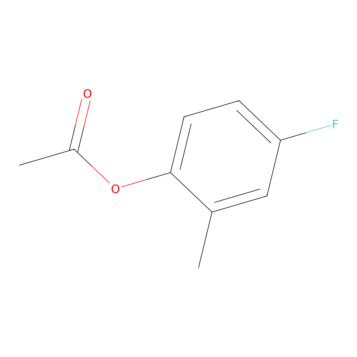 2-Acetoxy-5-fluoro-toluene molecular structure, CAS 1101061-73-7