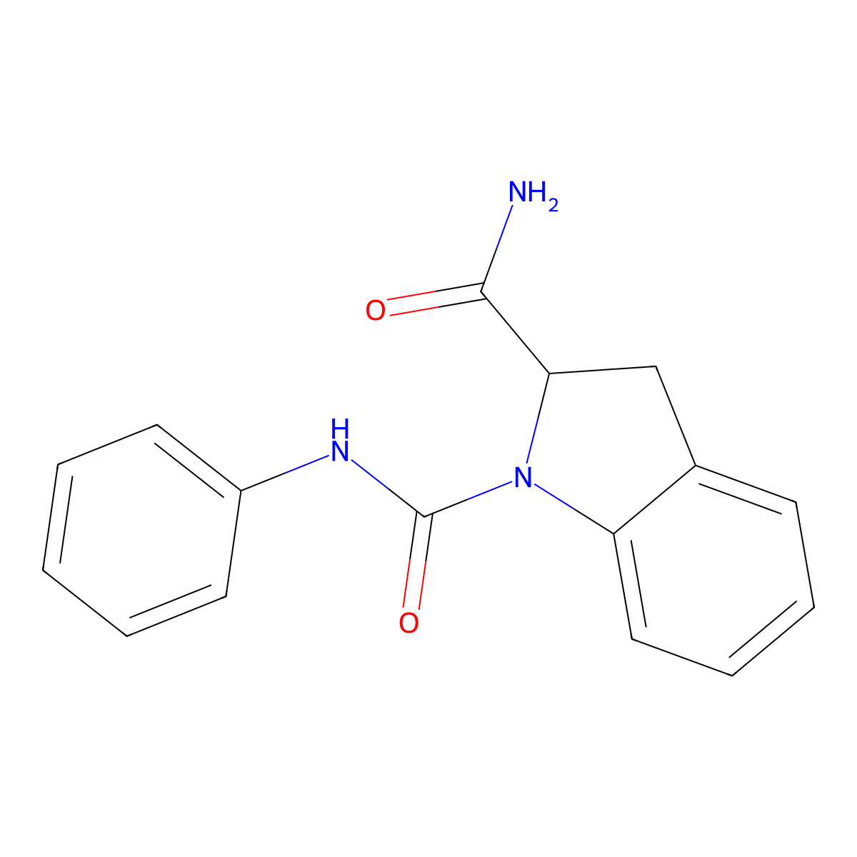 N1-phenylindoline-1,2-dicarboxamide molecular structure, CAS 1101205-88-2
