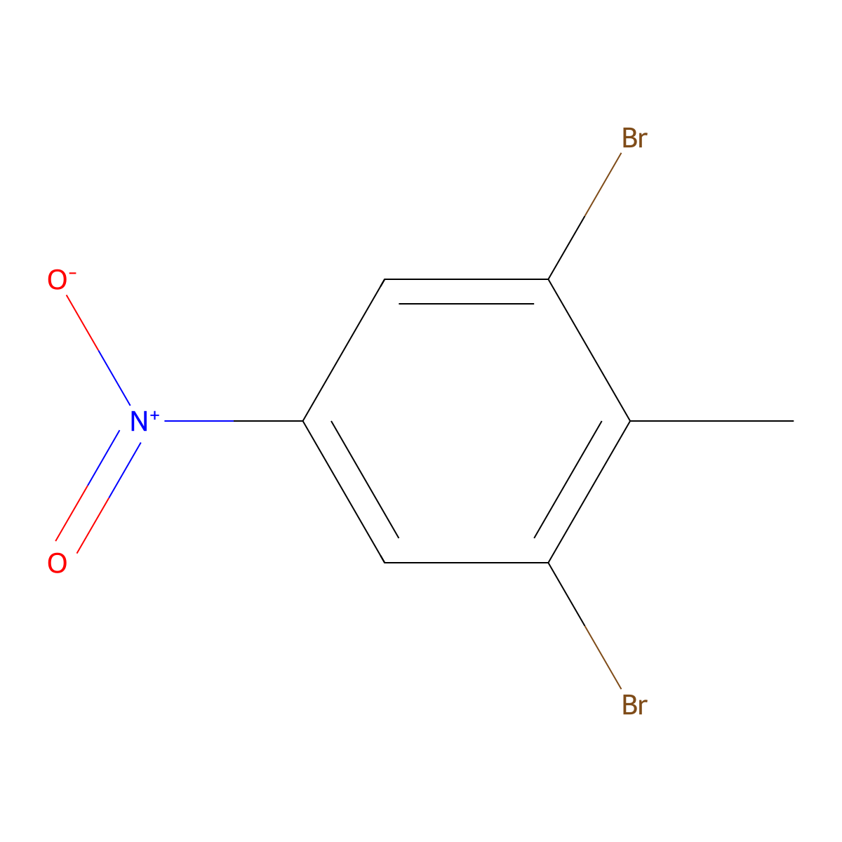 2,6-Dibromo-4-nitrotoluene molecular structure, CAS 110127-07-6