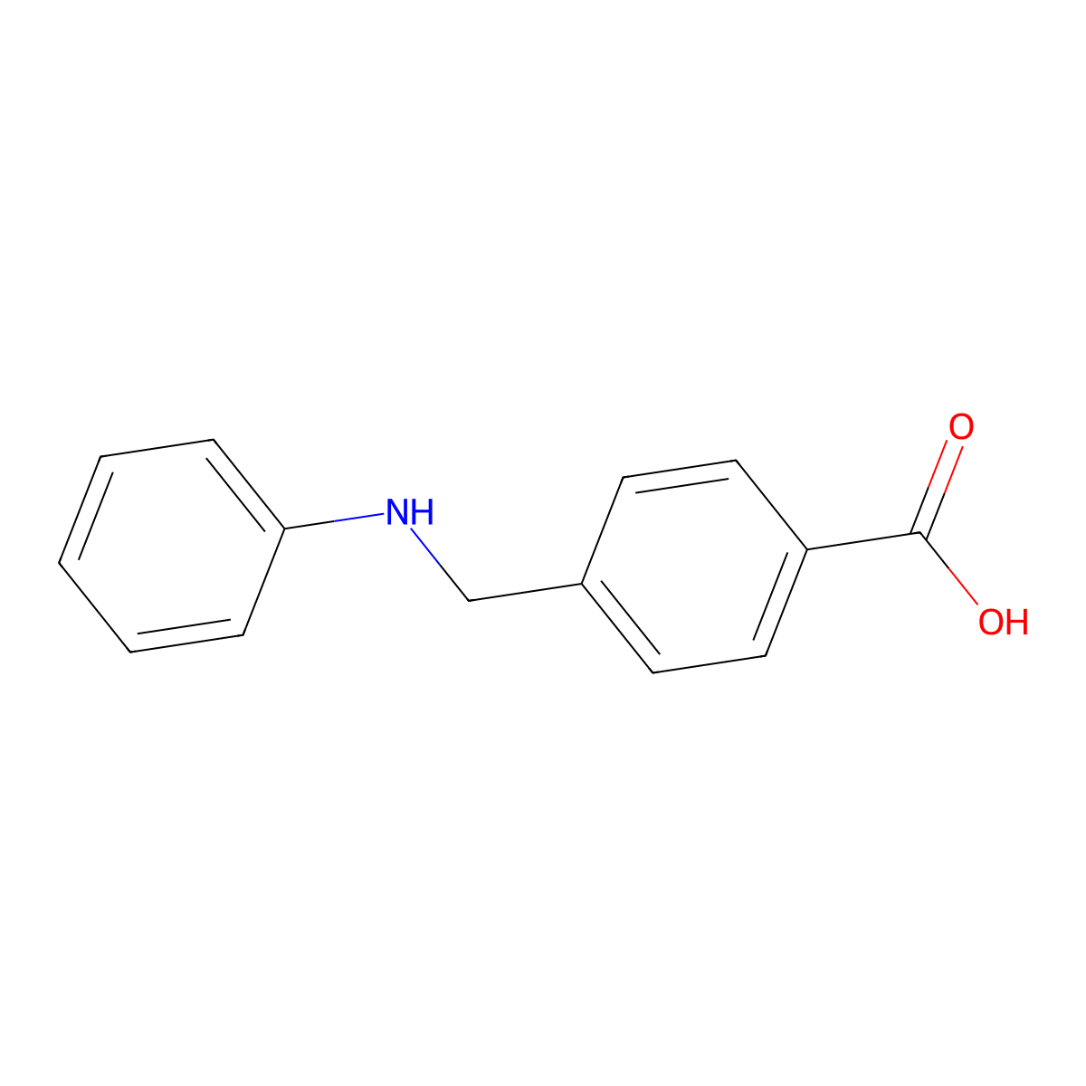 4-(anilinomethyl)benzoic Acid molecular structure, CAS 110137-64-9
