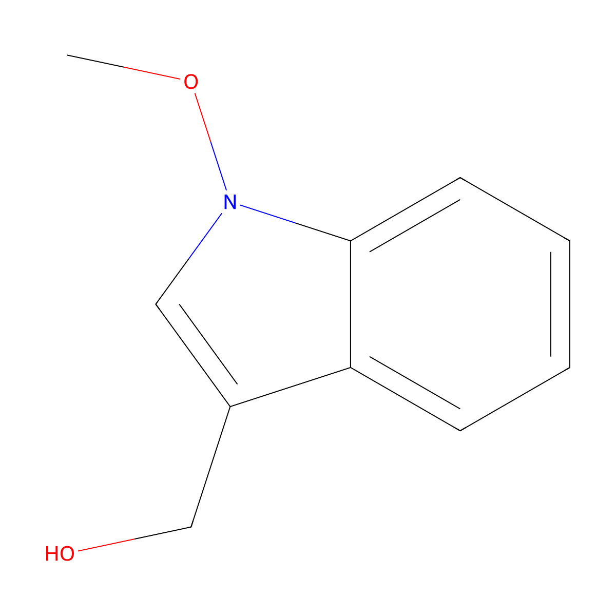 N-methoxyindole-3-carbinol molecular structure, CAS 110139-35-0