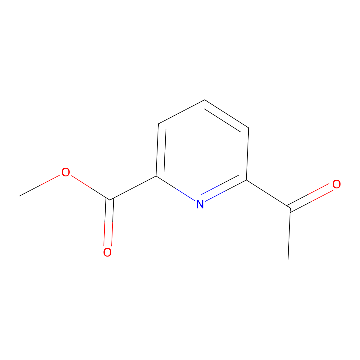 Methyl 6-acetylpicolinate molecular structure, CAS 110144-24-6