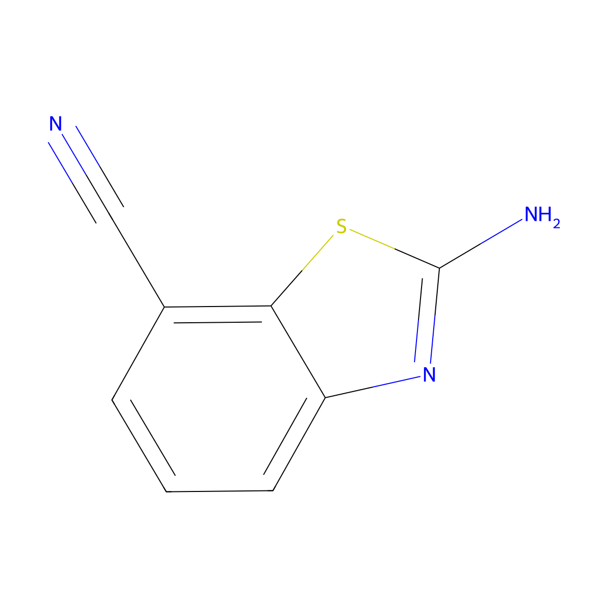 2-Aminobenzo[d]thiazole-7-carbonitrile molecular structure, CAS 1101551-11-4