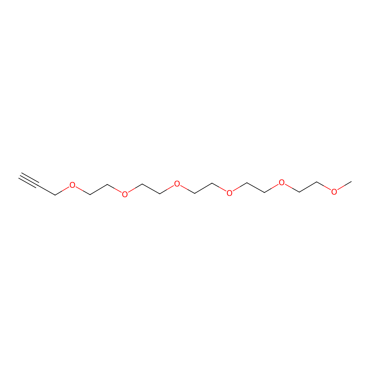 m-PEG5-Propyne molecular structure, CAS 1101668-41-0