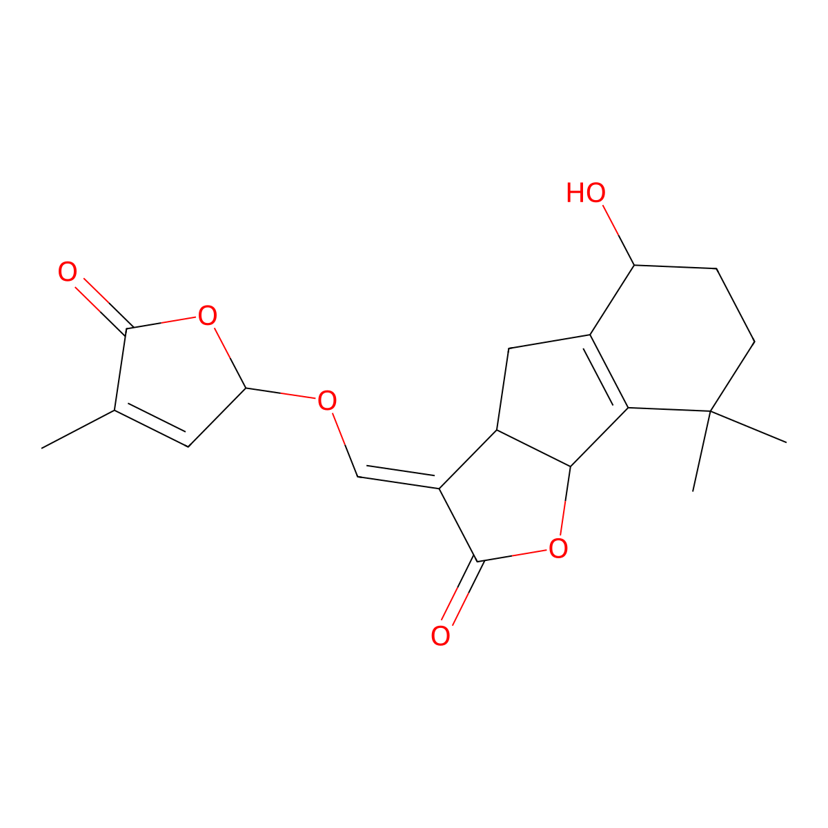 Strigol molecular structure, CAS 11017-56-4