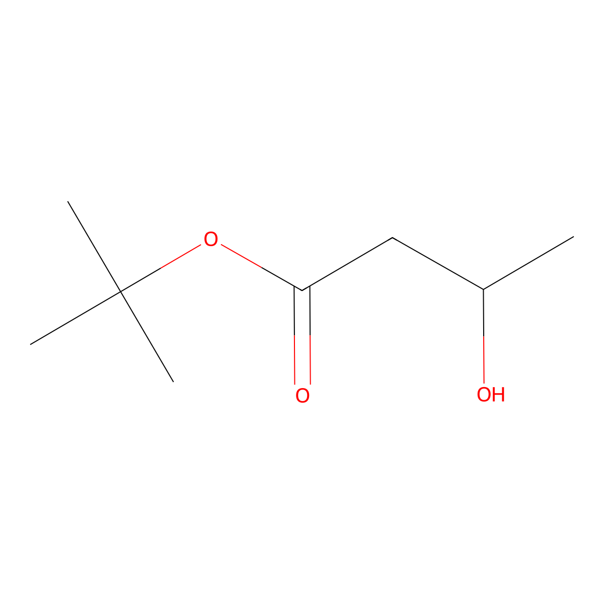 tert-butyl (3R)-3-hydroxybutanoate molecular structure, CAS 110171-06-7