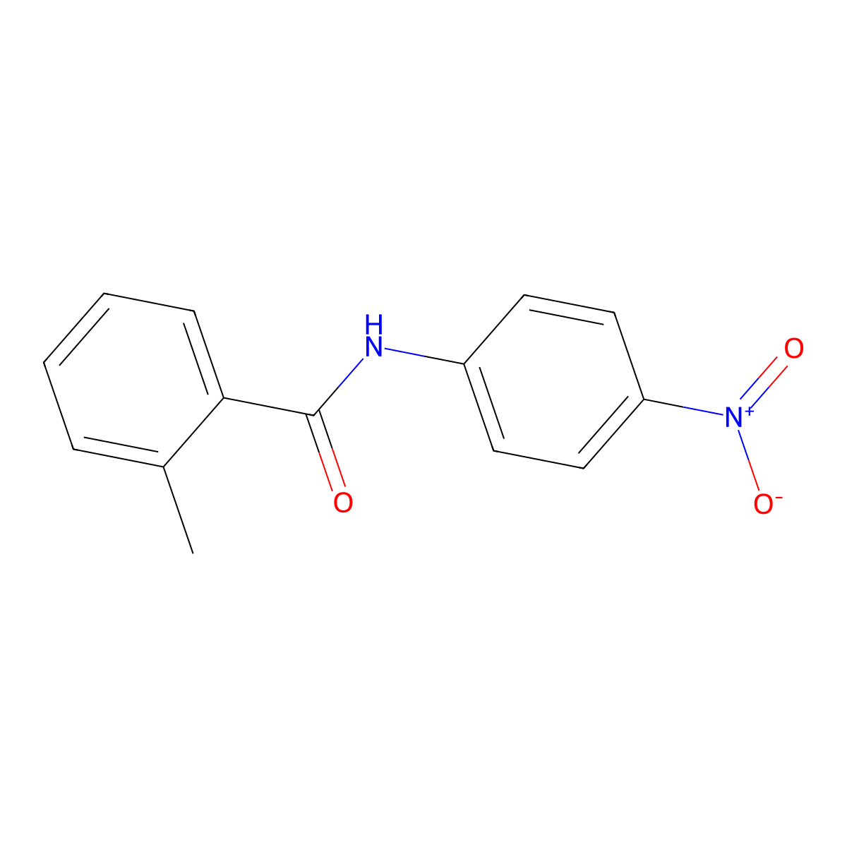 2-methyl-N-(4-nitrophenyl)benzamide molecular structure, CAS 110179-96-9