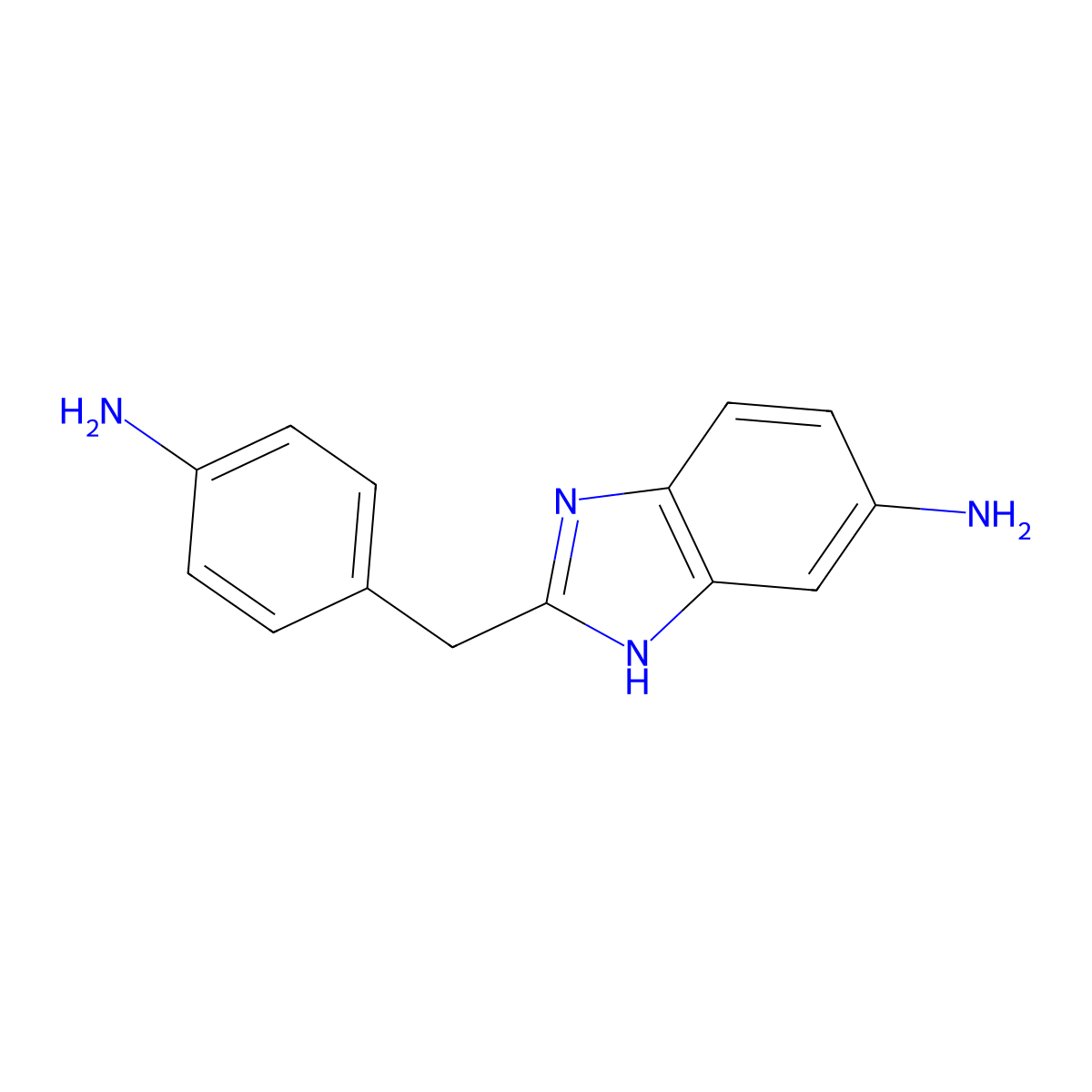 2-(4-Aminobenzyl)-1H-benzo[d]imidazol-5-amine molecular structure, CAS 110182-56-4