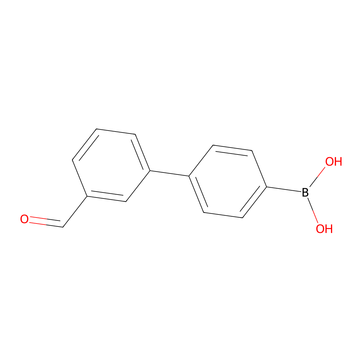 4-(3-Formylphenyl)phenylboronic acid molecular structure, CAS 1101866-02-7