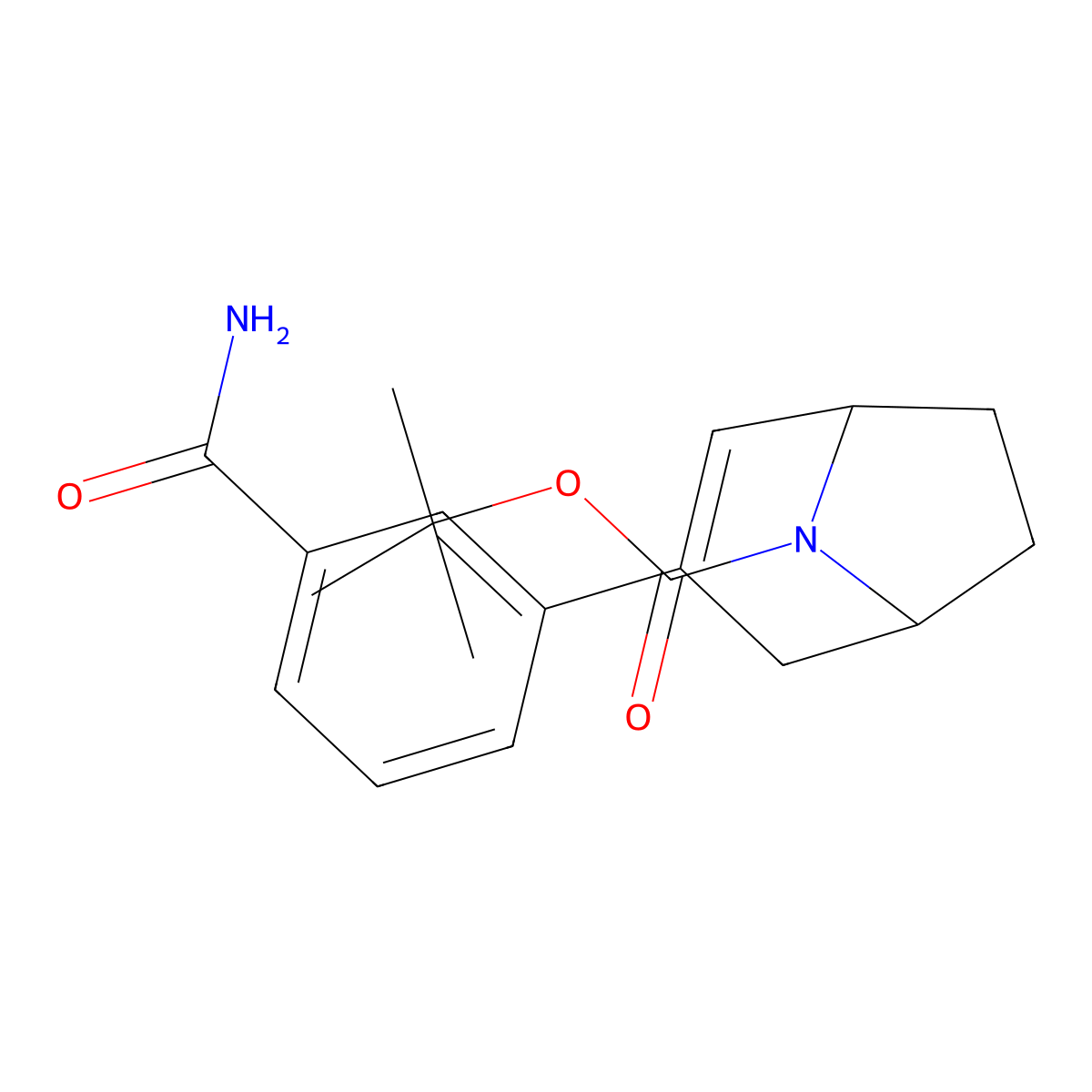 tert-Butyl 3-(3-carbamoylphenyl)-8-azabicyclo[3.2.1]oct-2-ene-8-carboxylate molecular structure, CAS 1101869-79-7