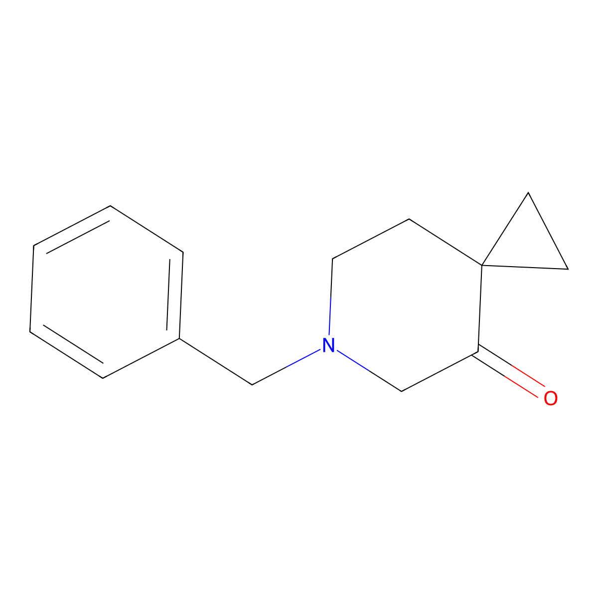 6-Benzyl-6-azaspiro[2.5]octan-4-one molecular structure, CAS 1101987-18-1