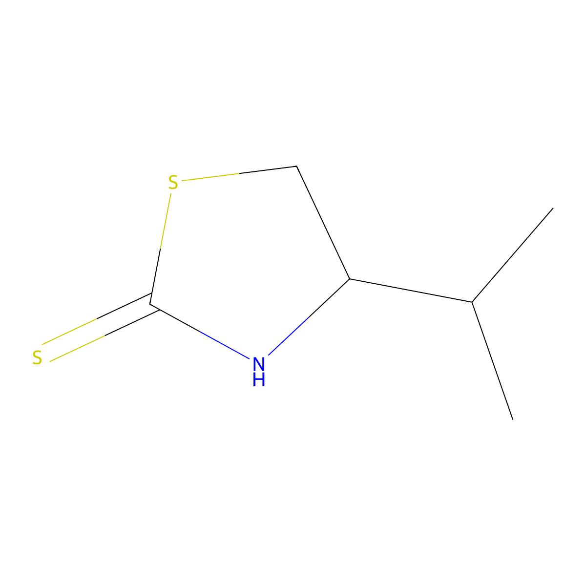 (4R)-4-Isopropyl-1,3-thiazolidine-2-thione molecular structure, CAS 110199-16-1