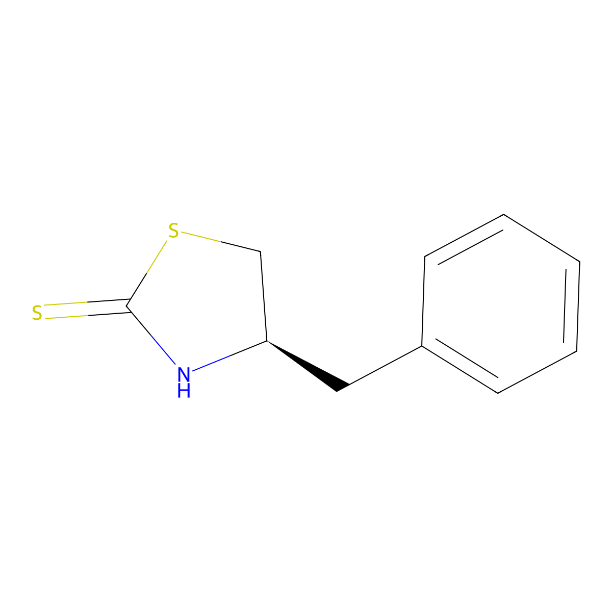 (R)-4-Benzyl-1,3-thiazolidine-2-thione molecular structure, CAS 110199-17-2