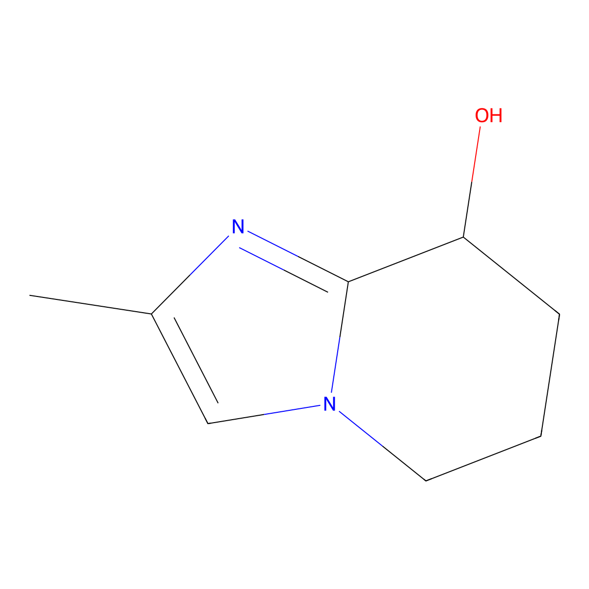 2-Methyl-5,6,7,8-tetrahydroimidazo[1,2-a]pyridin-8-ol molecular structure, CAS 110206-58-1
