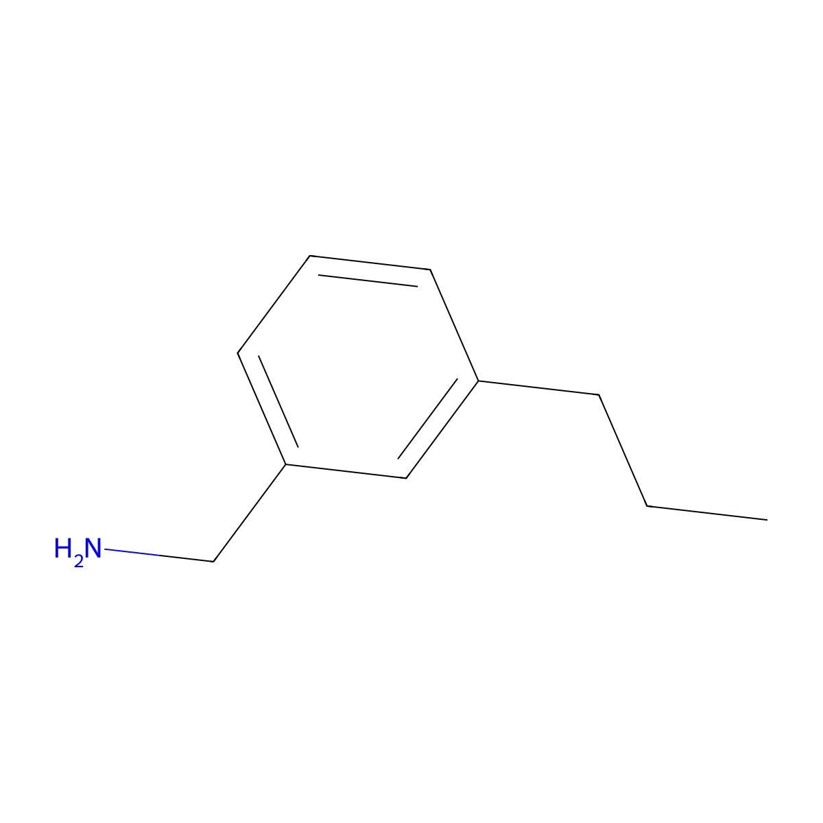 (3-Propylphenyl)methanamine molecular structure, CAS 110207-96-0
