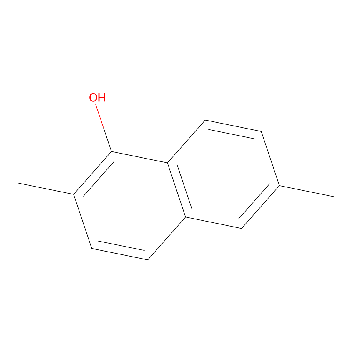 2,6-Dimethylnaphthalen-1-ol molecular structure, CAS 110214-23-8