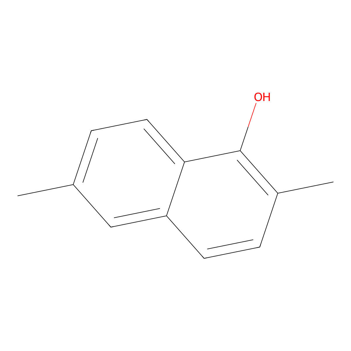 2,6-Dimethylnaphthalen-1-ol molecular structure, CAS 110214-23-8