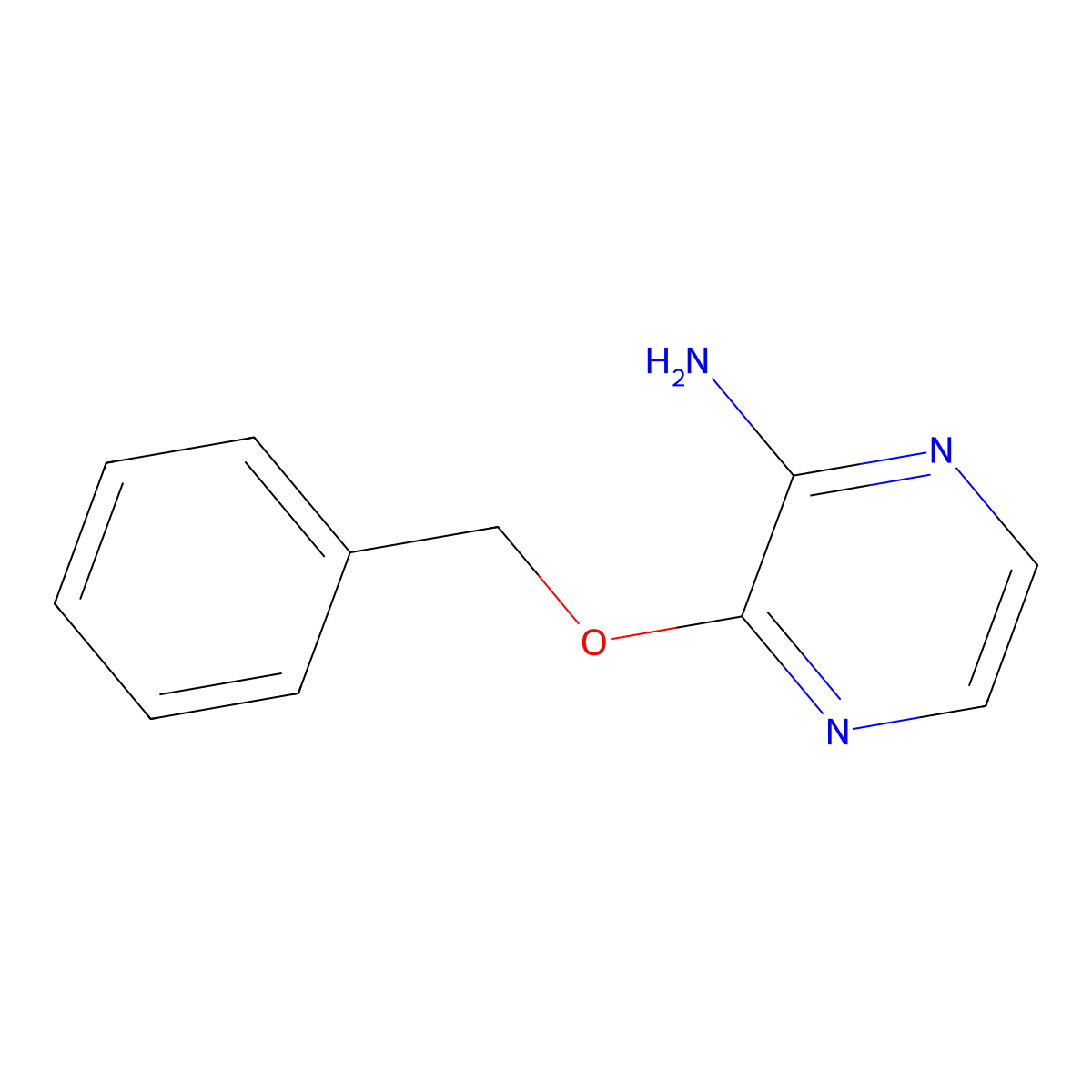 3-(Benzyloxy)pyrazin-2-amine molecular structure, CAS 110223-15-9