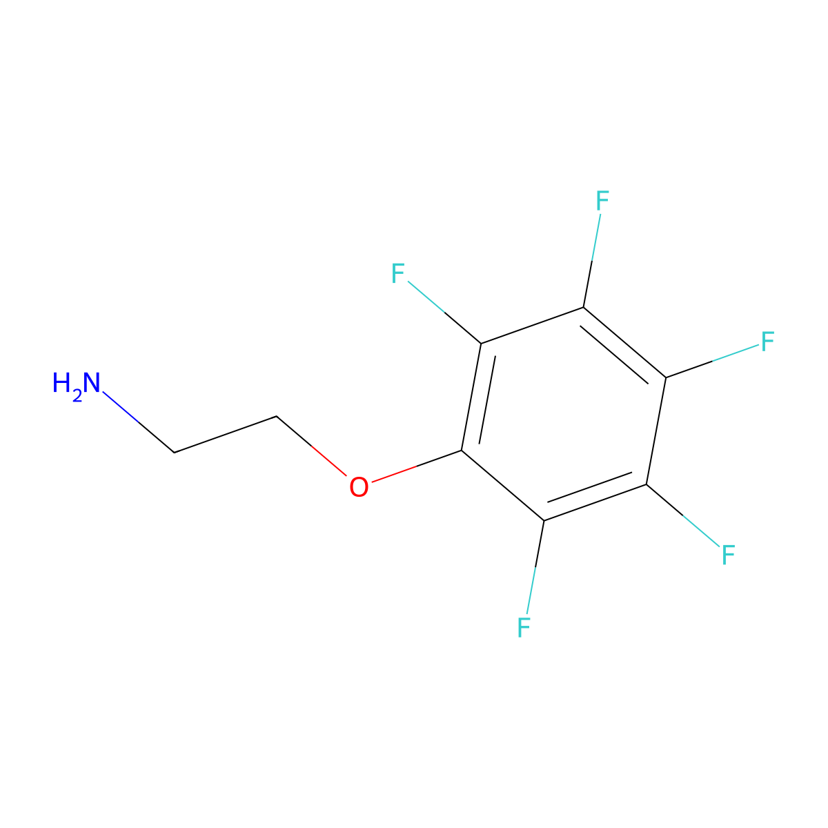 2-(Pentafluorophenoxy)ethanamine molecular structure, CAS 110225-28-0