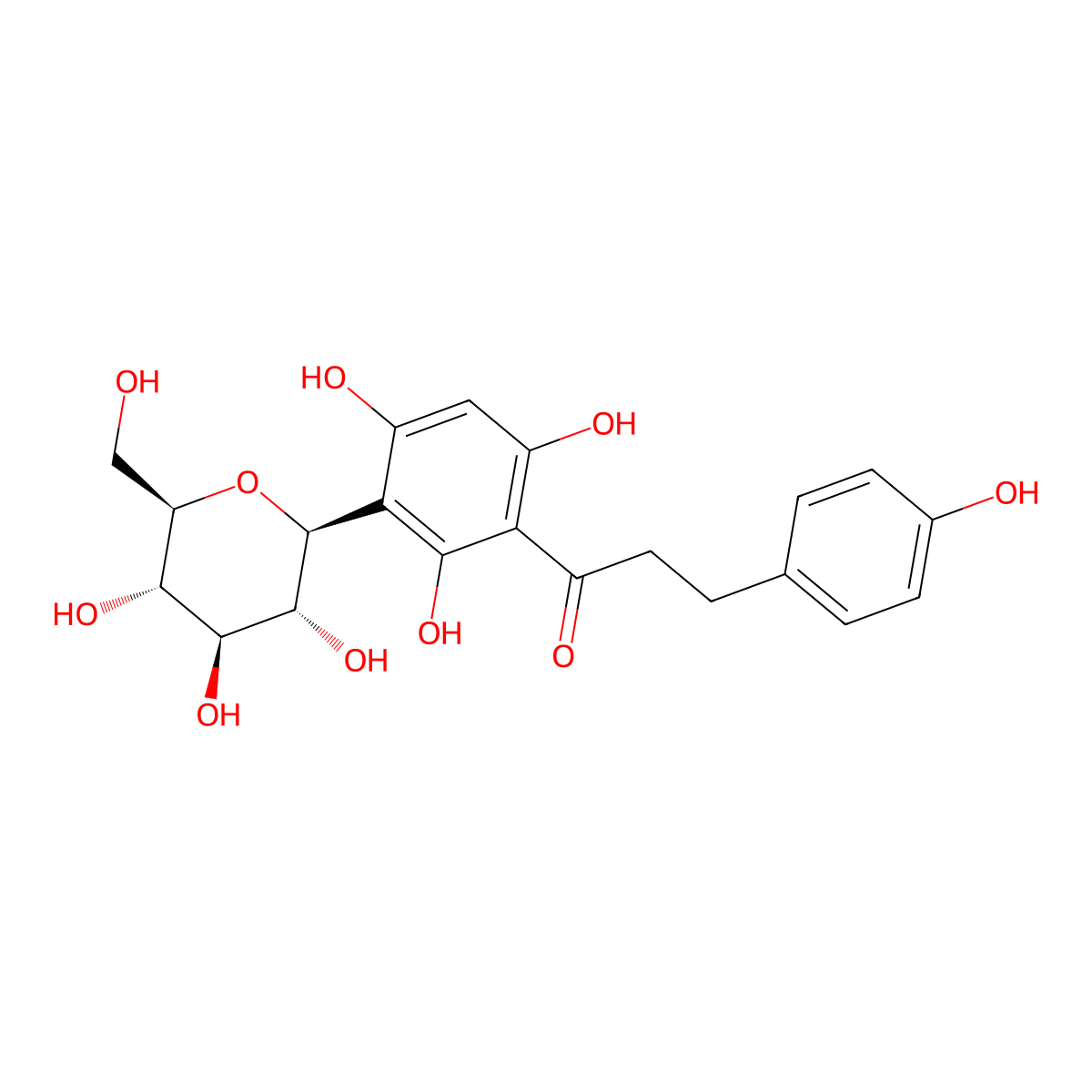 Nothofagin molecular structure, CAS 11023-94-2