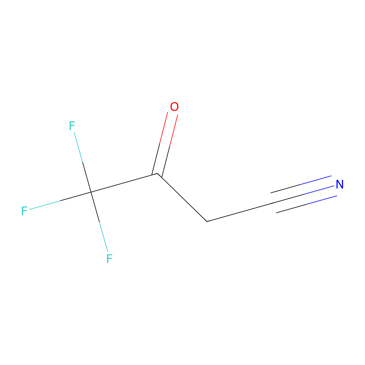 4,4,4-Trifluoro-3-oxobutanenitrile molecular structure, CAS 110234-68-9