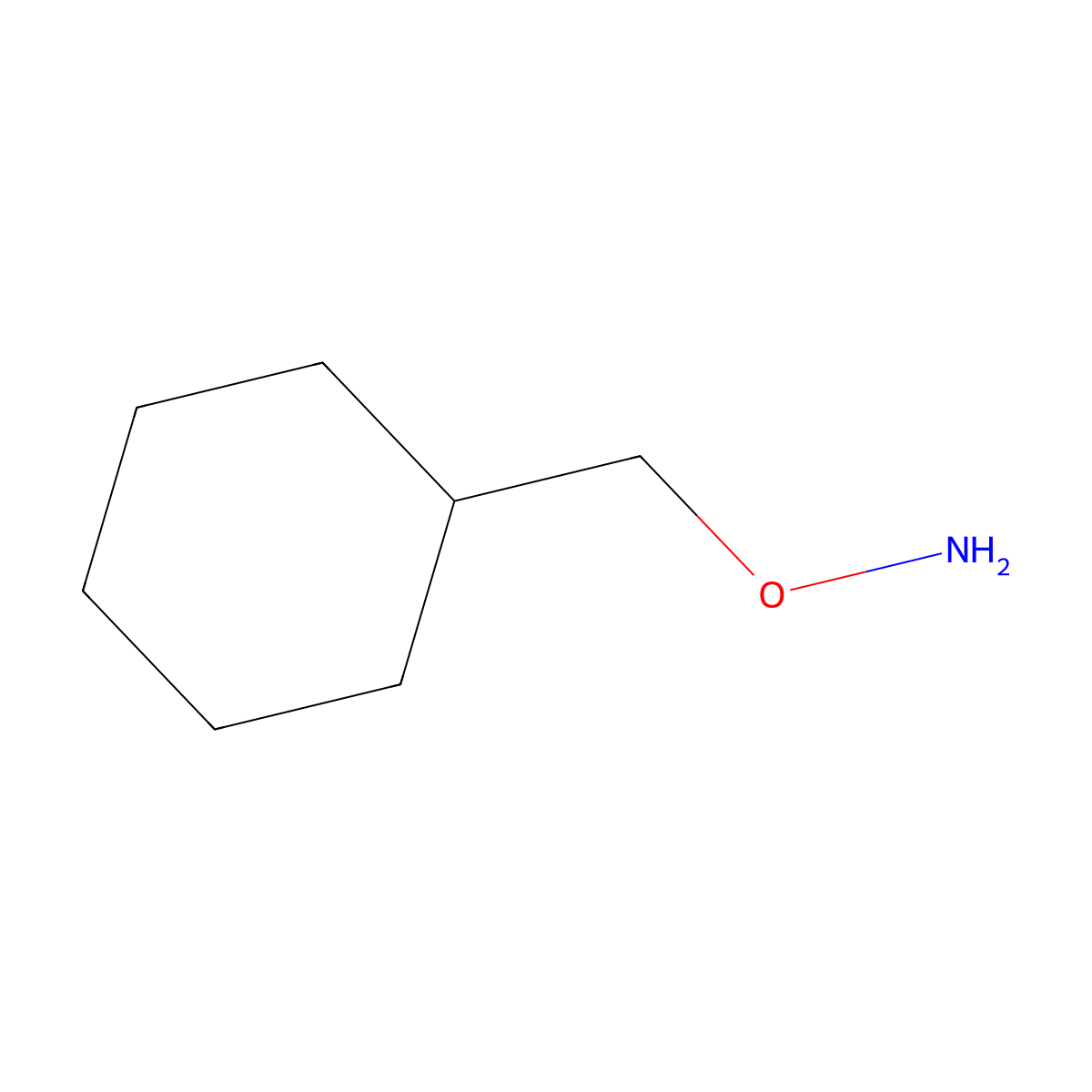 O-(Cyclohexylmethyl)hydroxylamine molecular structure, CAS 110238-61-4