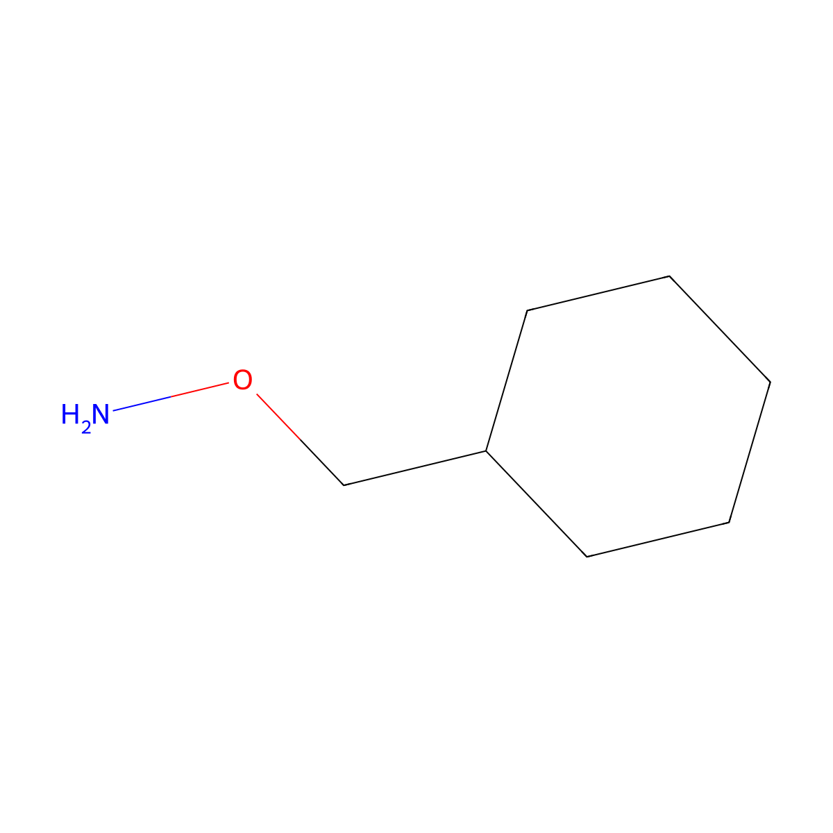O-(Cyclohexylmethyl)hydroxylamine molecular structure, CAS 110238-61-4
