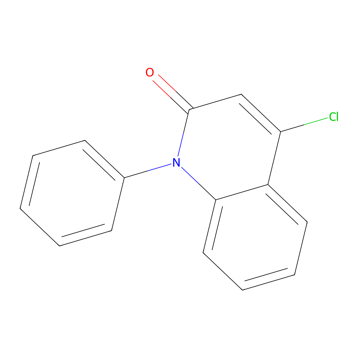 4-Chloro-1-phenylquinolin-2-one molecular structure, CAS 110254-63-2